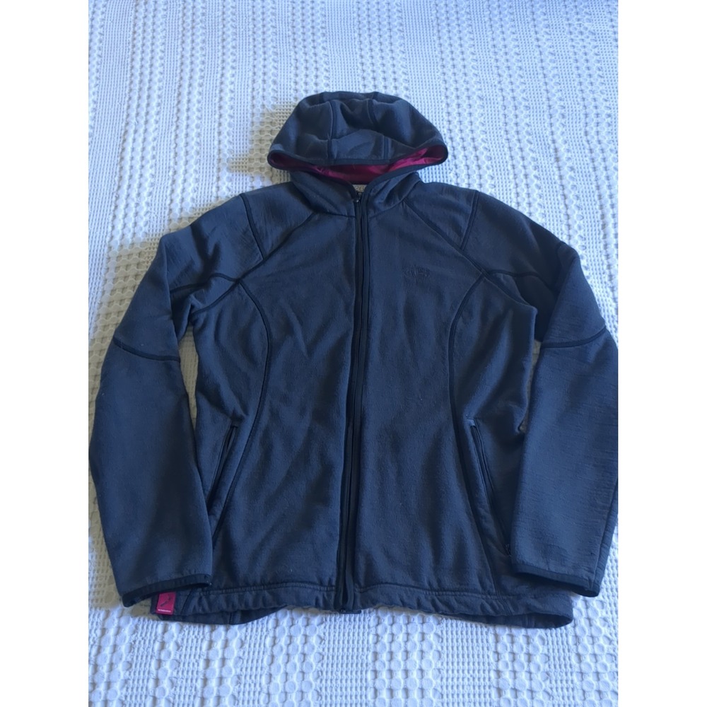 Icebreaker Real Fleece 260 Hoodie Sweater Jacket Full Zip Gray Size Small
